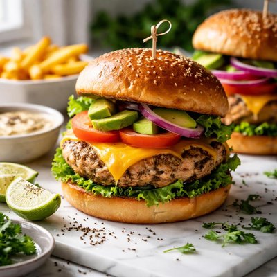 Image of Cumin Turkey Burgers