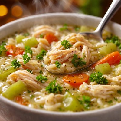 Image of Cure All Chicken Rice Soup