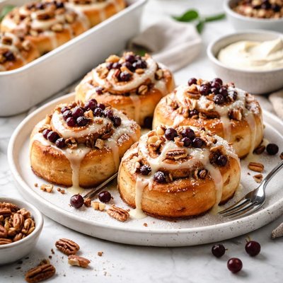 Image of Currant Pecan Cinnamon Rolls
