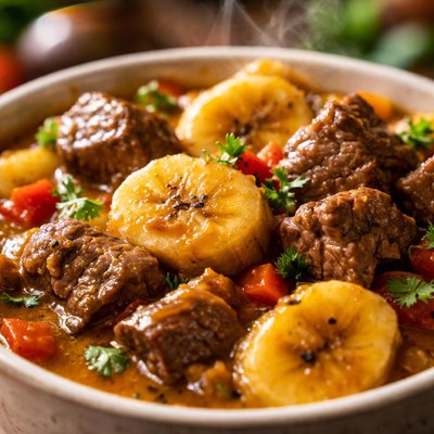 Image of Curried Banana Beef Stew
