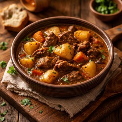 Image of Curried Beef and Potato Stew
