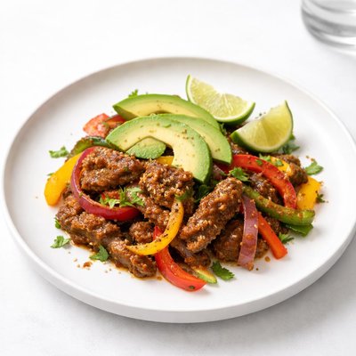 Image of Curried Beef Fajitas Low Carb