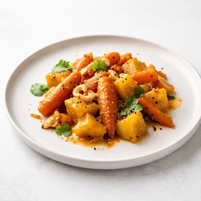 Image of Curried Carrots and Pineapple