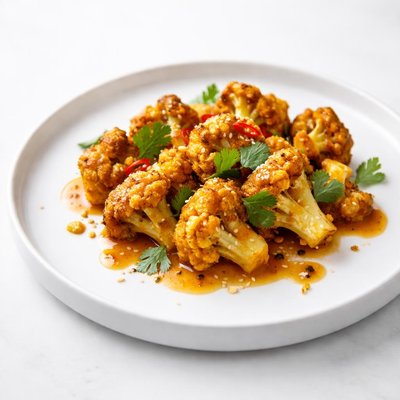 Image of Curried Cauliflower Florets Sweet Spicy