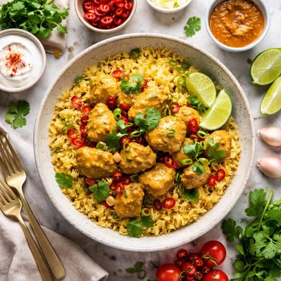 Image of Curried Chicken and Rice