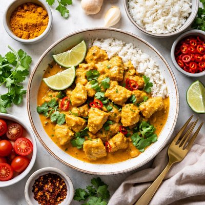 Image of Curried Chicken or Tofu
