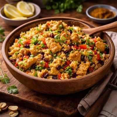 Image of Curried Chicken Rice Salad
