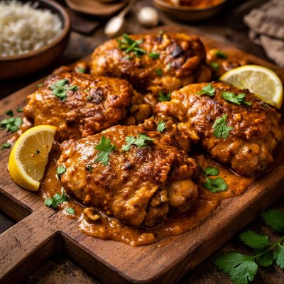 Image of Curried Chicken Thighs