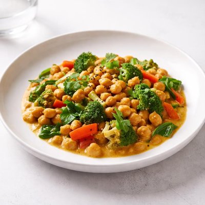 Image of Curried Chickpeas and Veggies