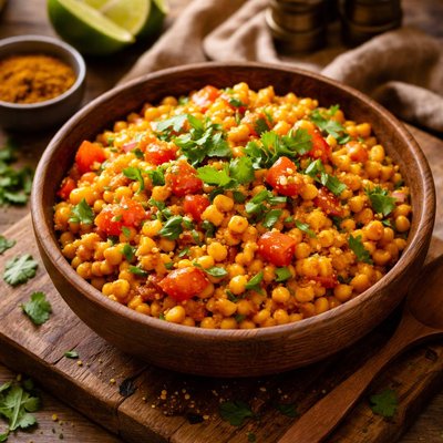 Image of Curried Corn Salad with Tomato