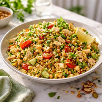 Image of Curried Couscous and Chicken Salad