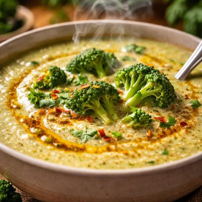 Image of Curried Cream of Broccoli Soup