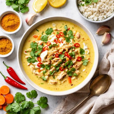 Image of Curried Cream of Chicken Soup