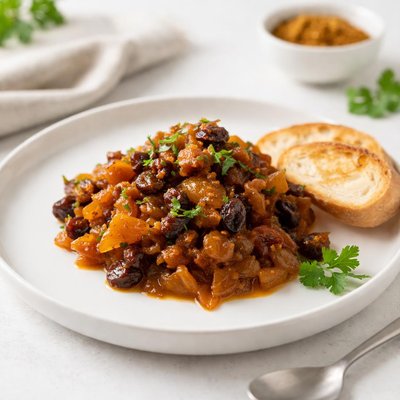 Image of Curried Dried Fruit Chutney Crock Pot
