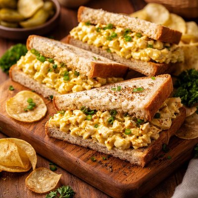 Image of Curried Egg Sandwiches