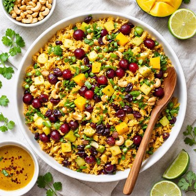 Image of Curried Fruit and Rice Salad