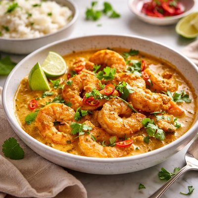 Image of Curried Indian Shrimp