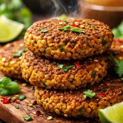 Image of Curried Lentil Patties