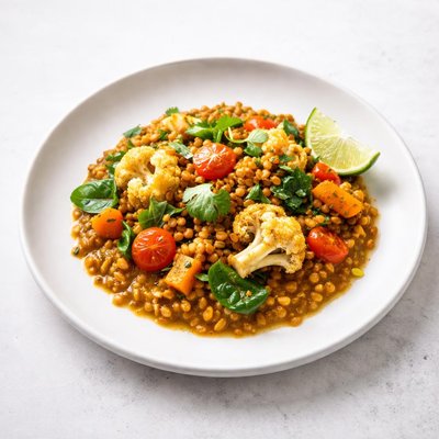 Image of Curried Lentils and Vegetables