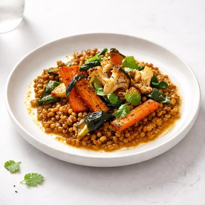 Image of Curried Lentils Veggies
