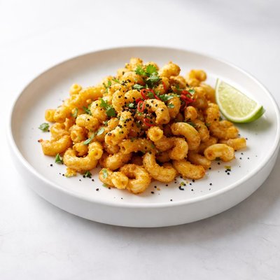 Image of Curried Macaroni Crisps