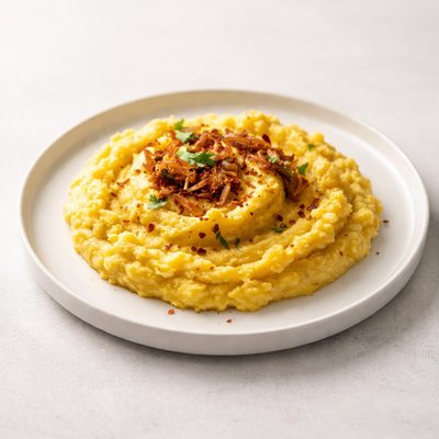 Image of Curried Mashed Cauliflower with Shallots