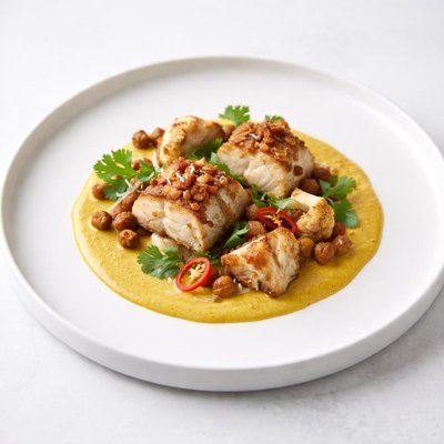 Image of Curried Monkfish
