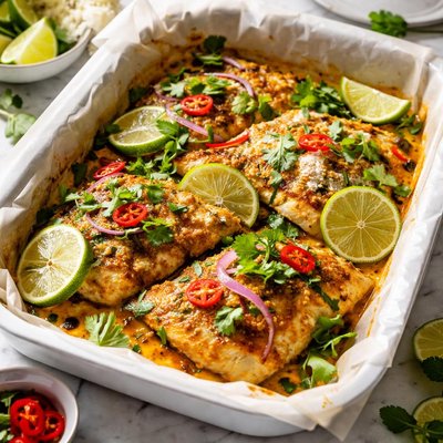 Image of Curried Oven Steamed Fish