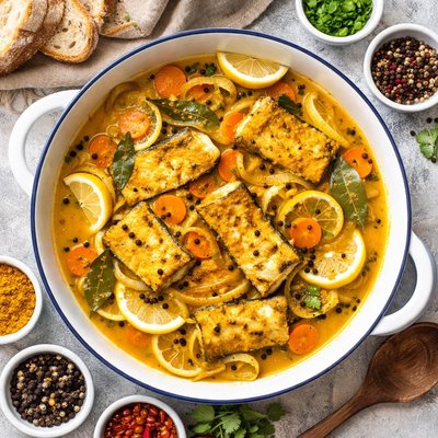 Image of Curried Pickled Fish Old Traditional South African Recipe