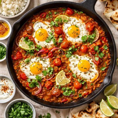 Image of Curried Poached Eggs