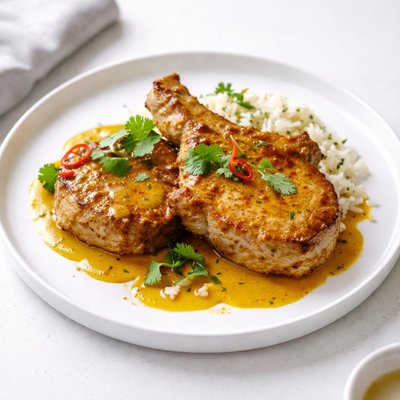 Image of Curried Pork Chops
