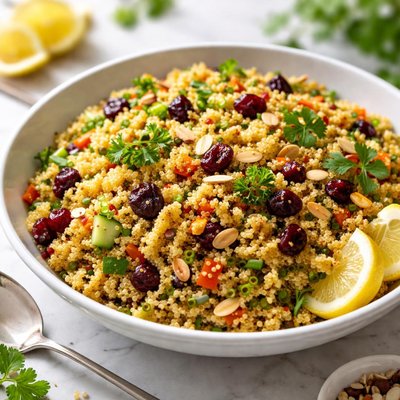 Image of Curried Quinoa Salad with Cranberries