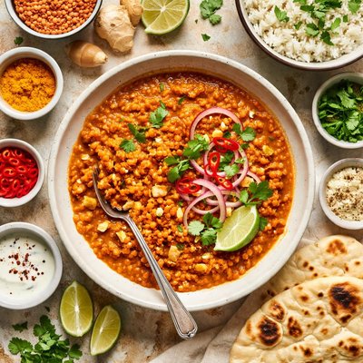 Image of Curried Red Lentils