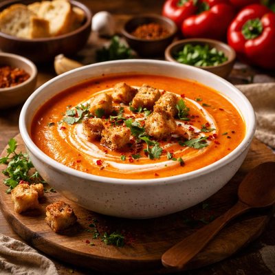 Image of Curried Red Pepper Soup
