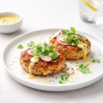 Image of Curried Salmon Cakes