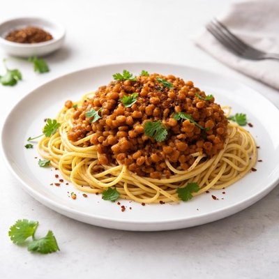 Image of Curried Spaghetti Sauce with Lentils