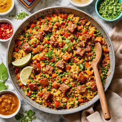 Image of Curried Spam Pilaf