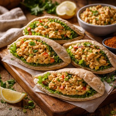Image of Curried Tuna Pita Pockets