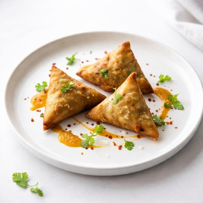 Image of Curried Veggie Samosa