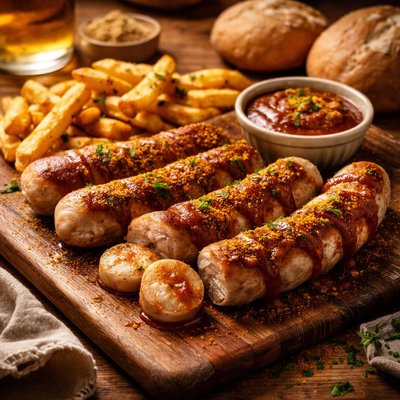 Image of Curry Bratwursts