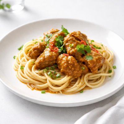 Image of Curry Chicken and Pasta