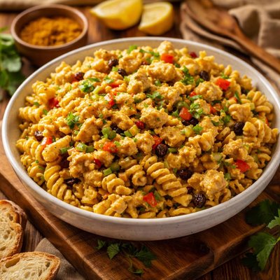 Image of Curry Chicken Pasta Salad