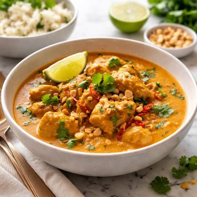 Image of Curry Chicken Peanut Butter Sauce