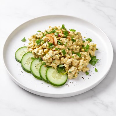 Image of Curry Chicken Salad with Cucumbers