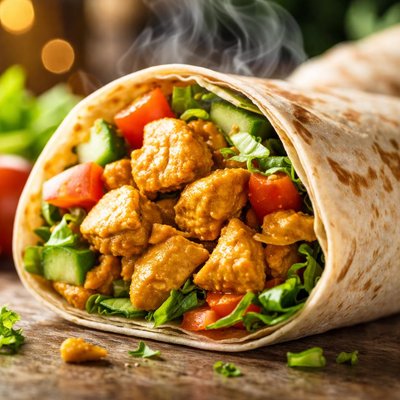 Image of Curry Chicken Wrap
