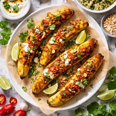 Image of Curry Crusted Bananas