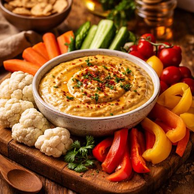 Image of Curry Honey Vegetable Dip