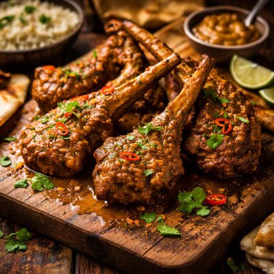 Image of Curry Lamb Chops