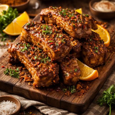 Image of Curry Orange Country Pork Ribs