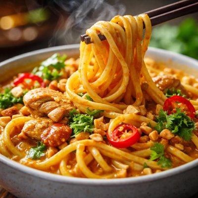 Image of Curry Peanut Noodles